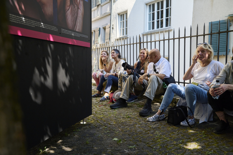 Durchatmen beim Artist Walk