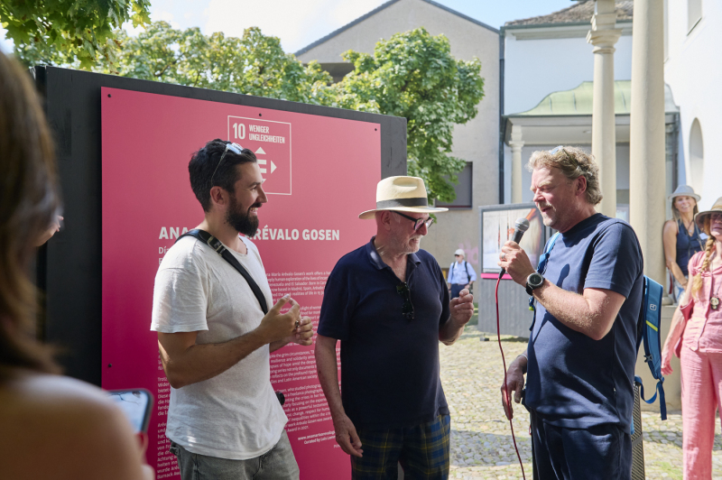 Ciril Jazbec, Lois Lammerhuber und Chris de Bode