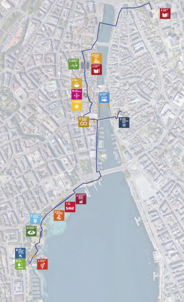 Plan der Ausstellung Open Your Eyes, Zürich, 2023