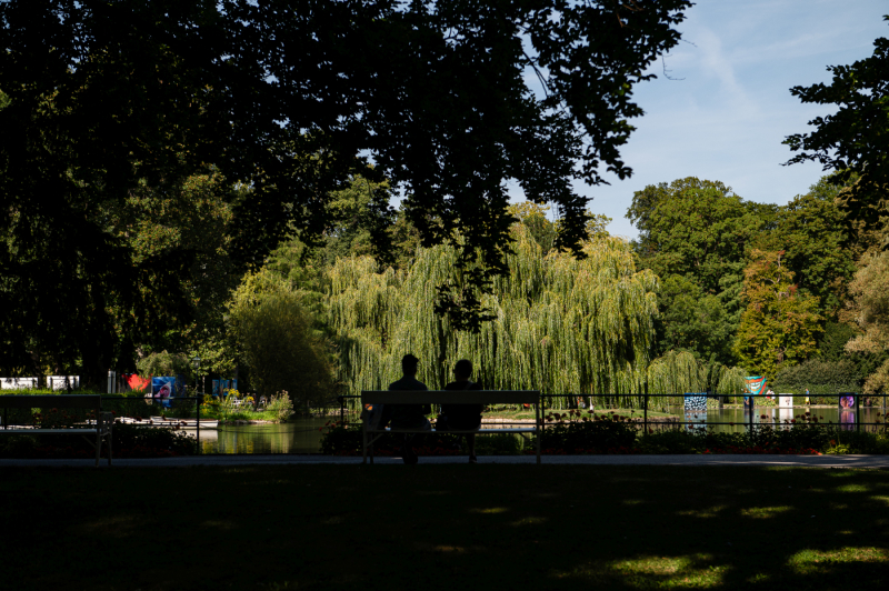 Ausstellung auf dem See