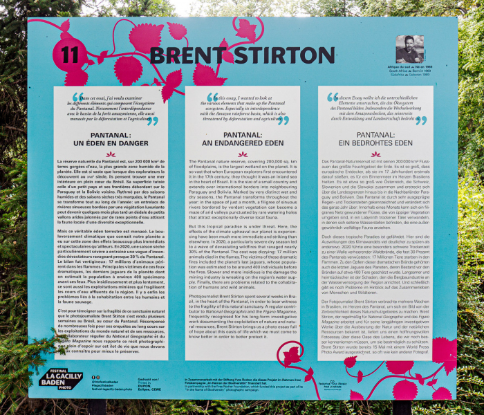 Ausstellung Brent Stirton, Baden 2024