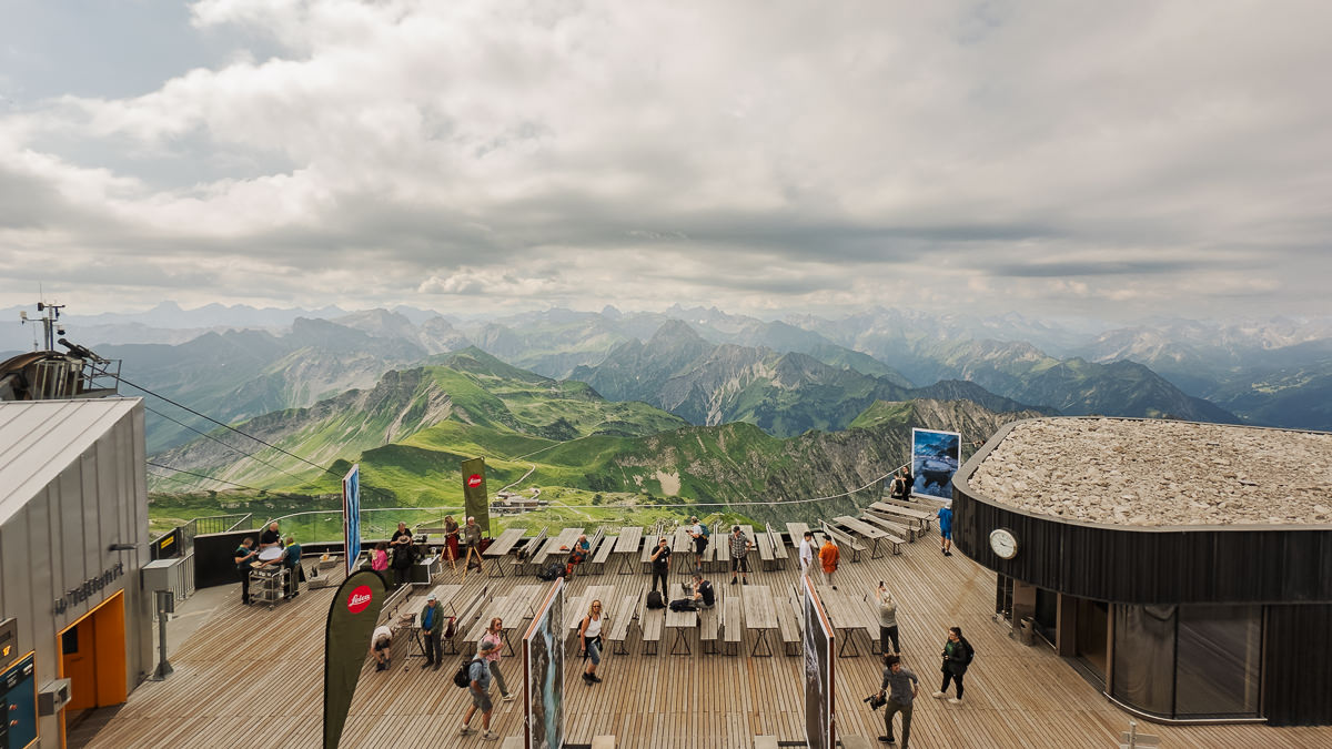 Blick ins Tal kurz vor der Eröffnung der Ausstellung