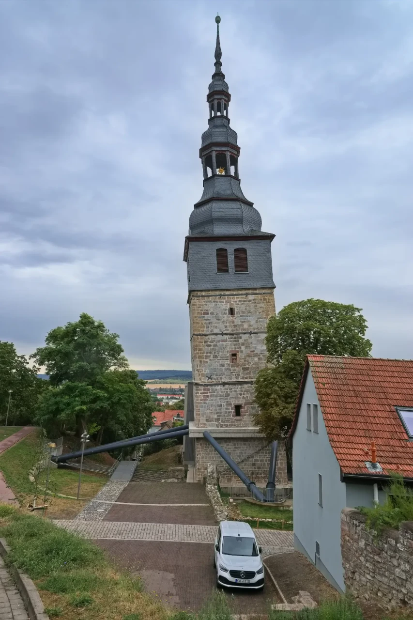 Kirchturm Bad Frankenhausen atlternative Seite